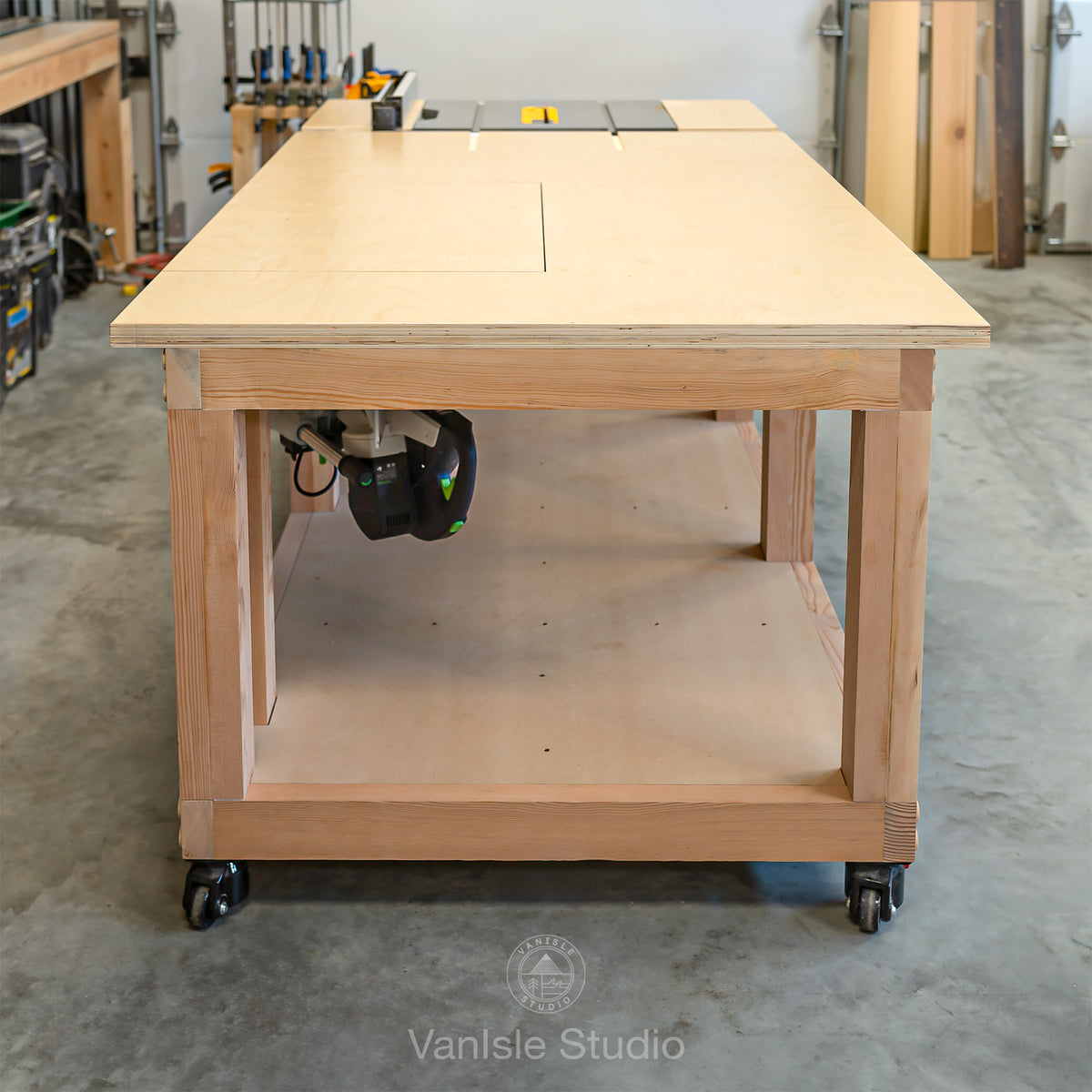DWS779 & DWS780 Mobile Table Saw & Miter Saw Workbench Plans