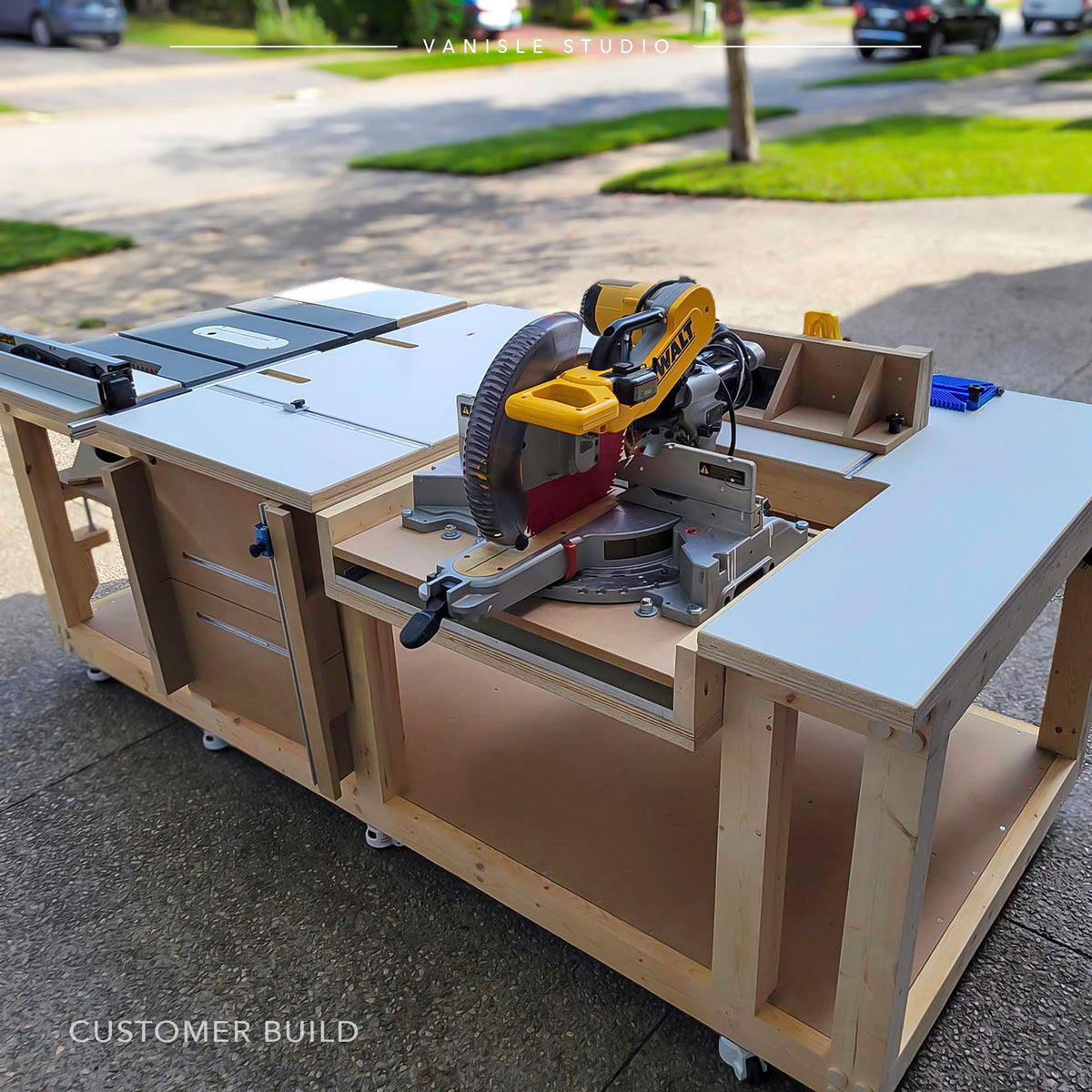 DWS779 & DWS780 Mobile Table Saw & Miter Saw Workbench Plans
