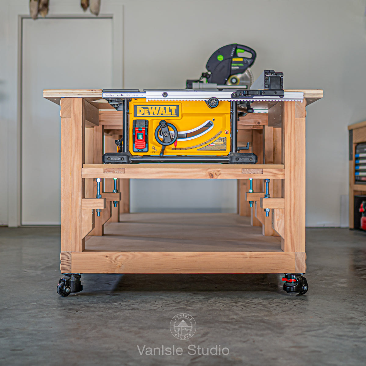 DWS779 & DWS780 Mobile Table Saw & Miter Saw Workbench Plans