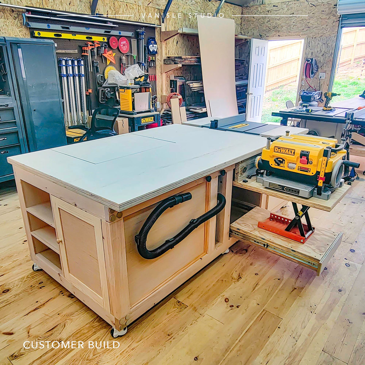 DWS779 & DWS780 Mobile Table Saw & Miter Saw Workbench Plans