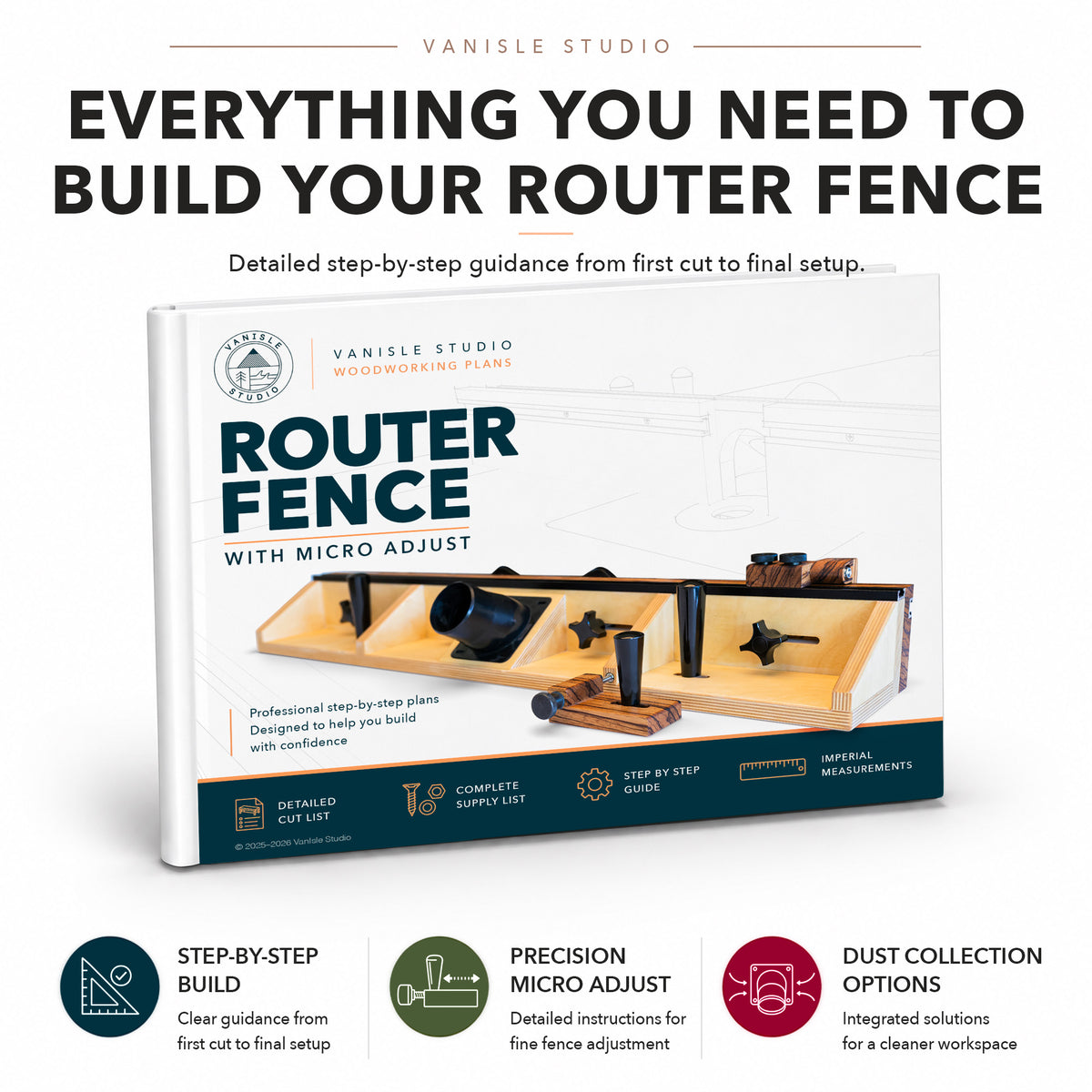 Router Table Fence Plans with Micro Adjust